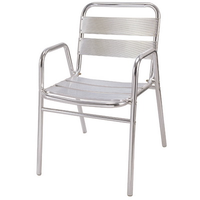 Aluminum Arm Chair Five Strips