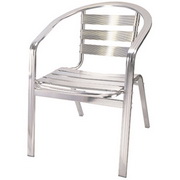 Flat Tube Aluminum Chair