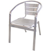 Flat Level Tube Aluminum Chair