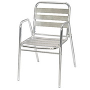 Aluminum Arm Chair Seven Strips
