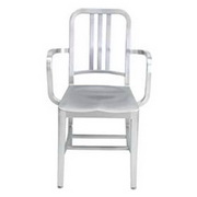 navy chair | aluminum dining chair